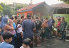 Hangatnya Kebersamaan di Baratajaya, Babinsa Dampingi Warga Bagikan Sarapan Gratis