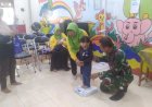Babinsa Koramil Bubutan Dampingi Posyandu Keluarga RW 06 Kelurahan Gundih