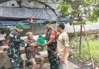 Tunjukan Kepedulian, Koramil Karangpilang Dekatkan Diri Dengan Warga