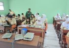 Wujud Kepedulian Generasi Sehat, Babinsa Sawunggaling Kawal Ketat Distribusi MBG