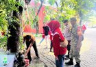 Cegah DBD, Babinsa Gunung Anyar Hadiri Gebyar PSJN dan Pemeriksaan Jentik Nyamuk
