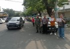 Hangatkan Kebersamaan, Babinsa Tegalsari Dampingi Baksos Gereja untuk Driver Online