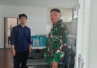 Babinsa Koramil Genteng Cek Finalisasi Dapur MBG, Tekankan Kebersihan Lingkungan