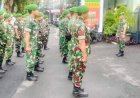 Wujud Komitmen Jaga Keamanan, Kodim Surabaya Gelar Apel Siaga On Call   