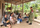 Pasis Sesko TNI Rangkul Ibu-Ibu dan Lansia, Cegah Karhutla dari Desa